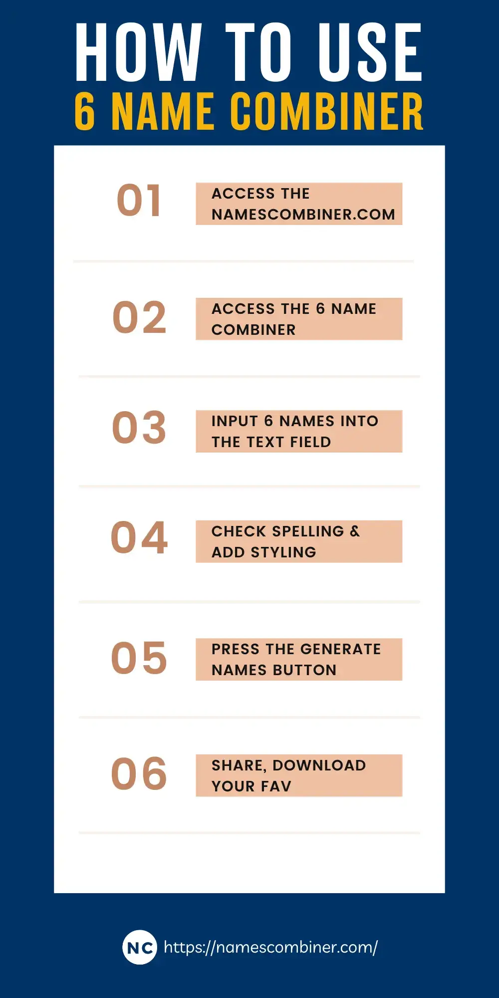 How To Use A 6 Name Mixer