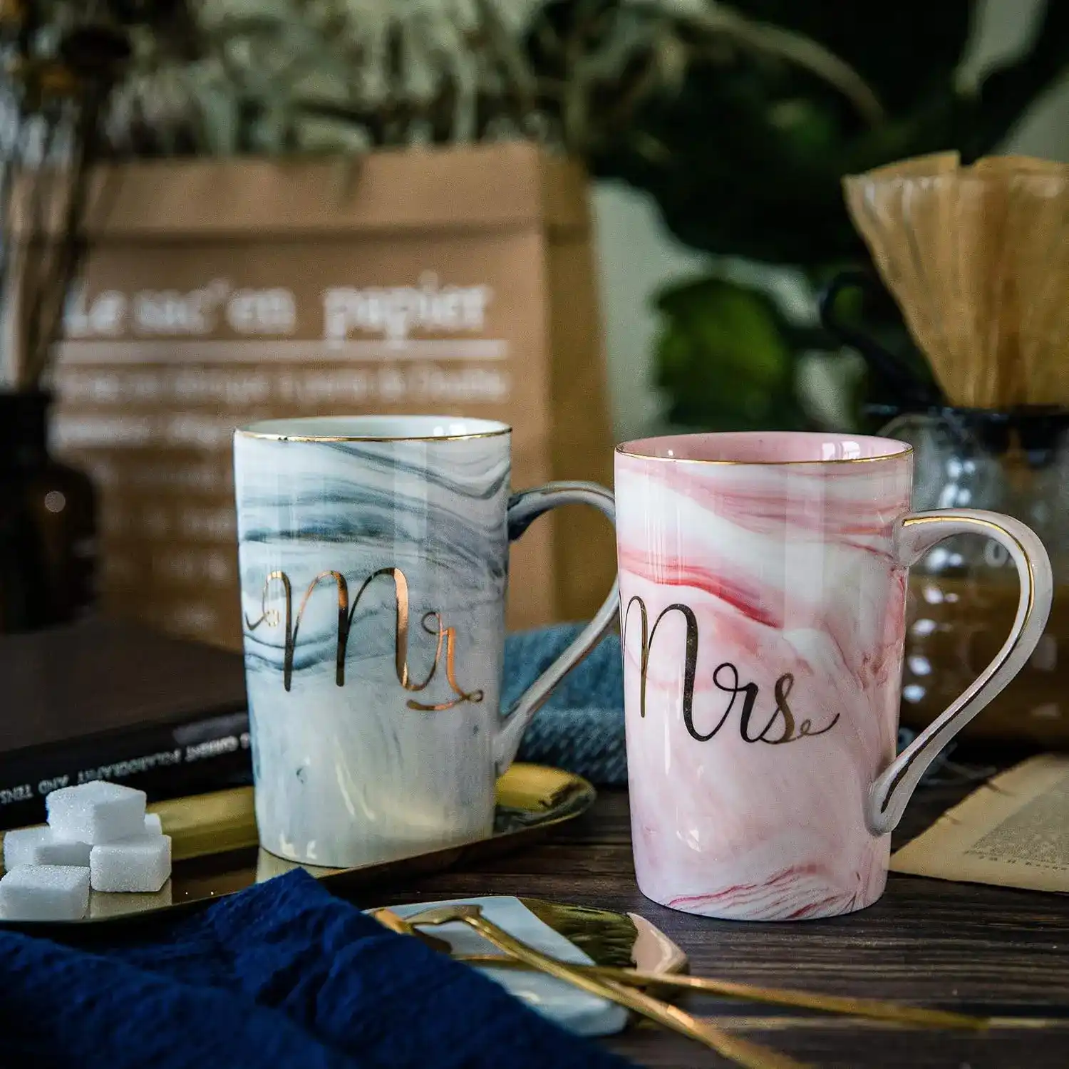Mr and Mrs Coffee Mugs