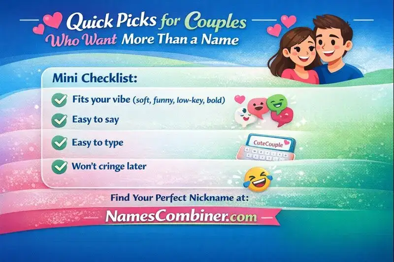 Quick picks for couples who want more than a name