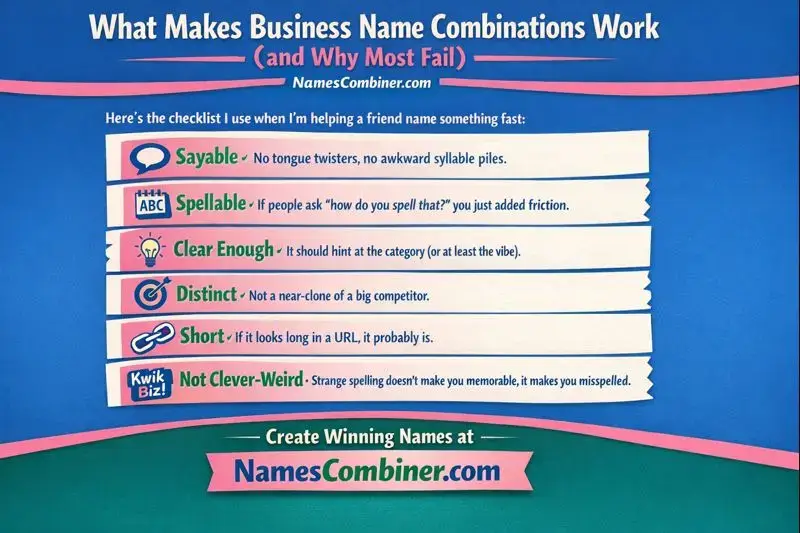What makes business name combinations work (and why most fail)